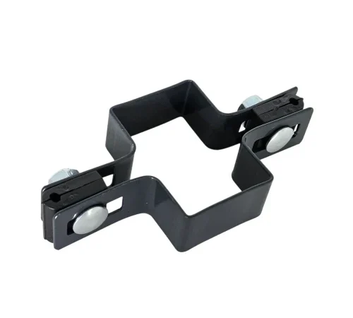 Gennemgående beslag 60 × 40 mm til panelhegn - antracit